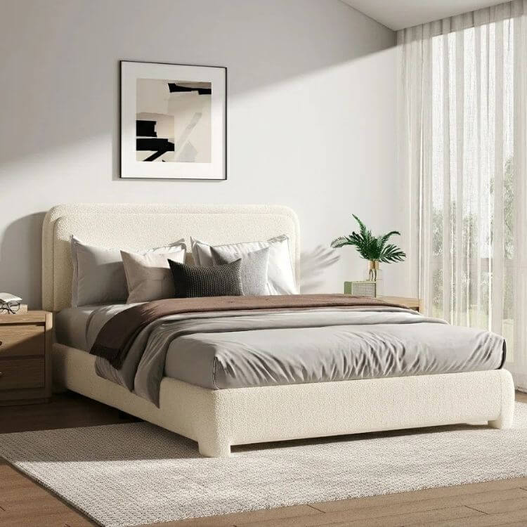 Upholstered Platform Bed