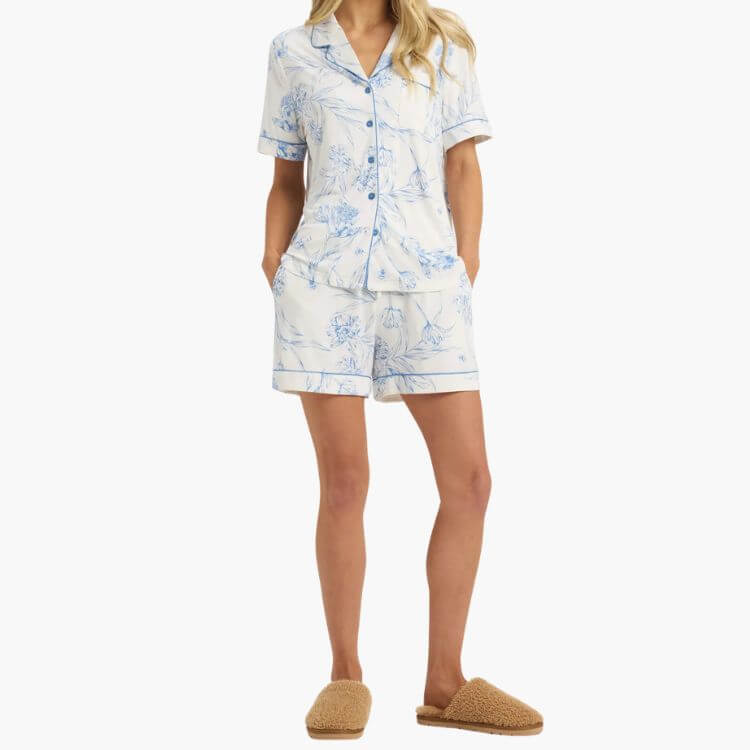 Women's Bamboo Short Sleeve Pajama Set