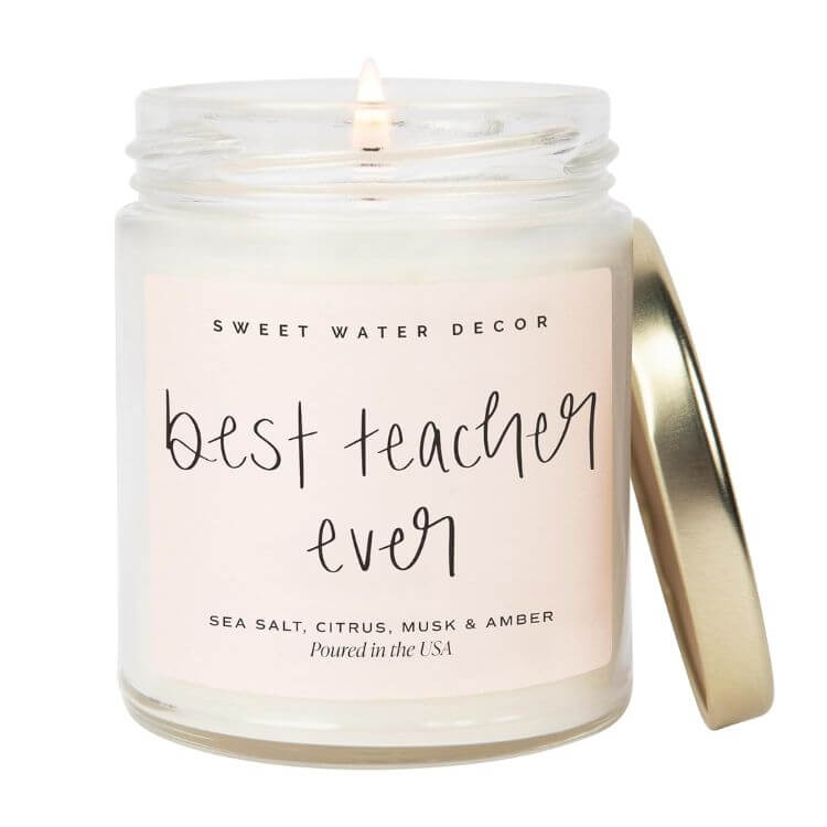 Best Teacher Ever Candle
