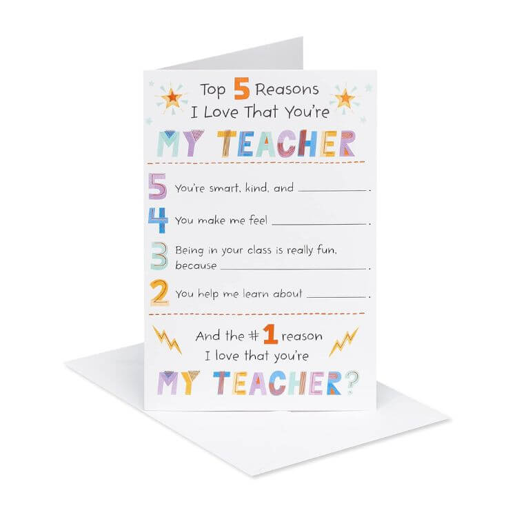 Teacher Thank You Card