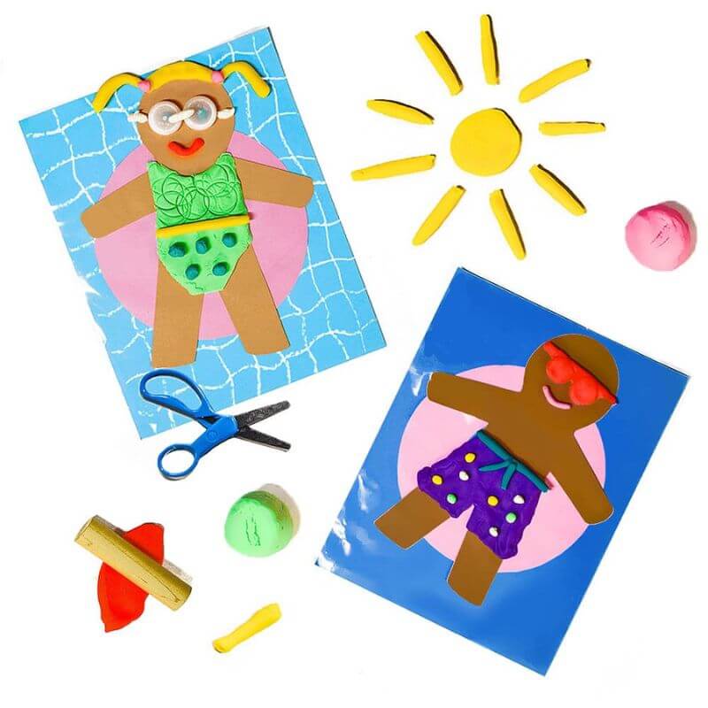 pool playdough craft