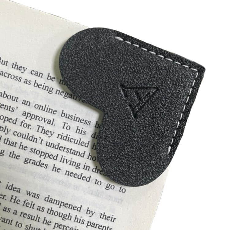 Personalized Leather Bookmark