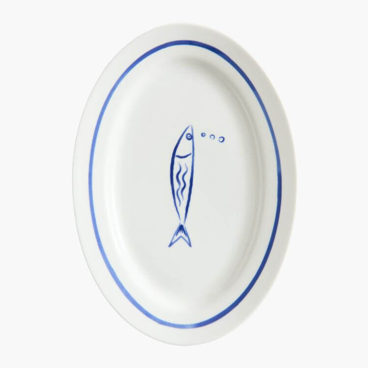 Large Porcelain Serving Plate