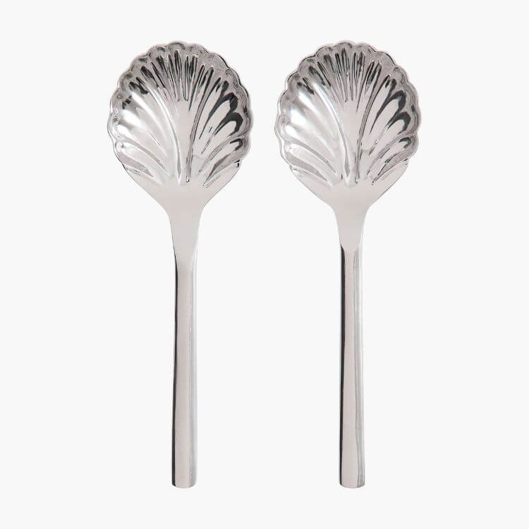 Seashell-Inspired Salad Servers