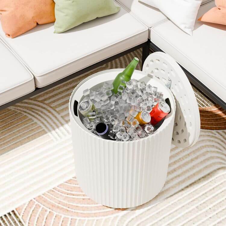 Outdoor Cooler Side Table