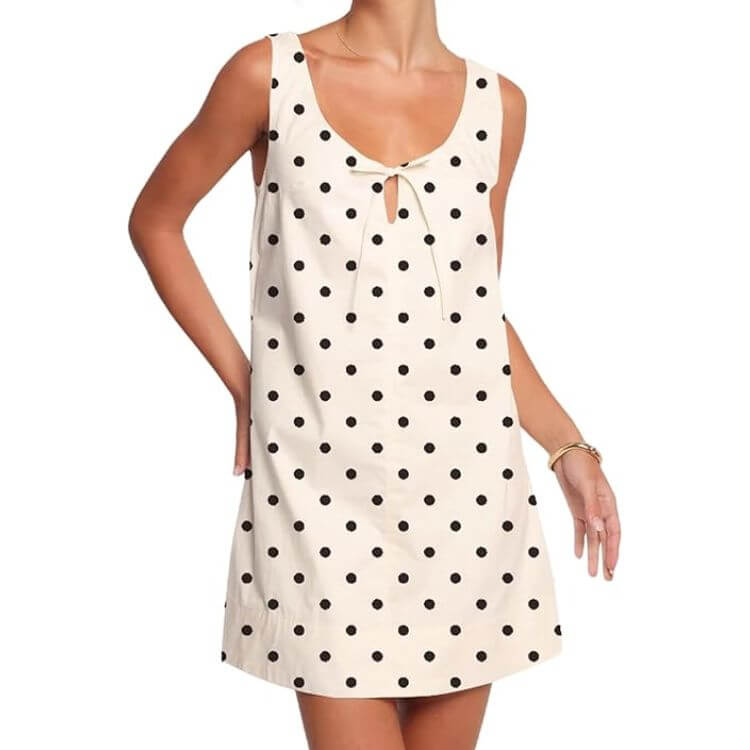 Scoop Neck Mini Tank Dress 