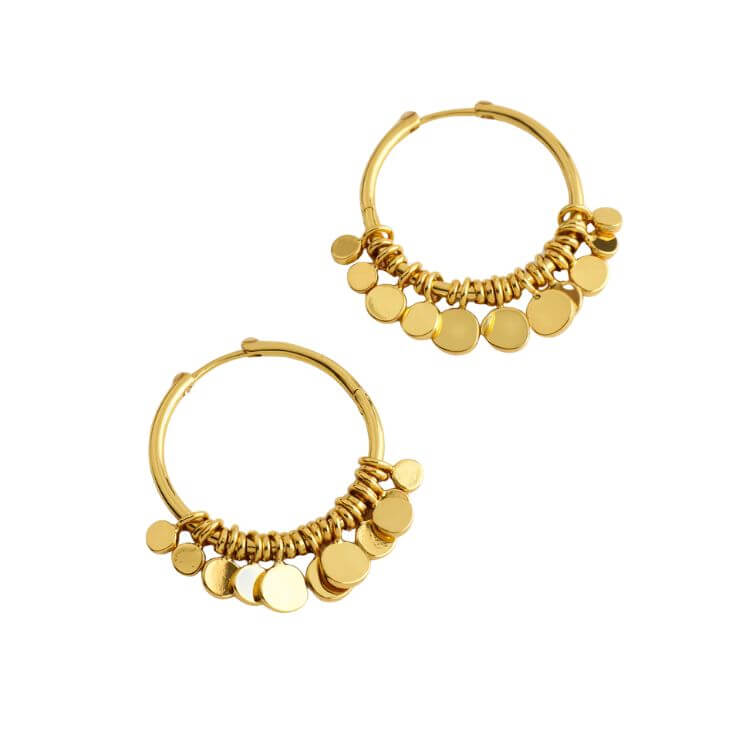 hoop earrings