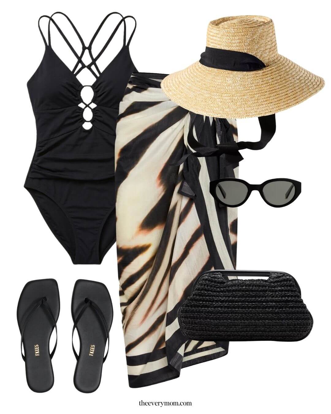 pool outfit idea for summer vacation