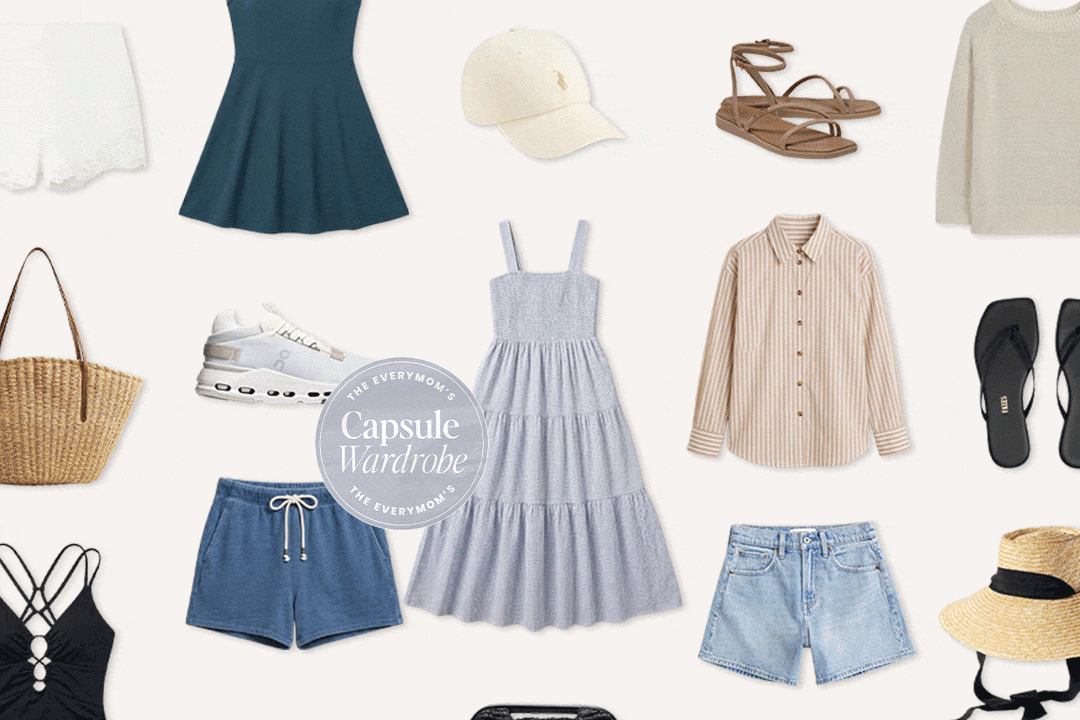 the everymom summer capsule wardrobe for casual and easy summer