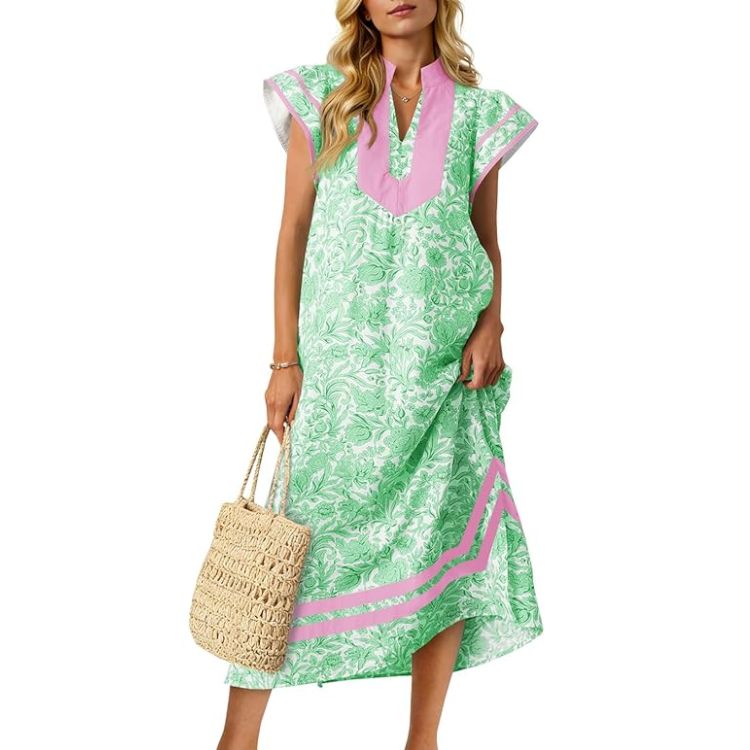 Summer Floral Maxi Dress 