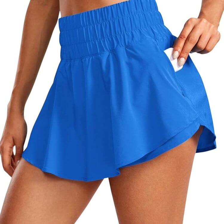 Ruffle Skirt Overlay with Shorts