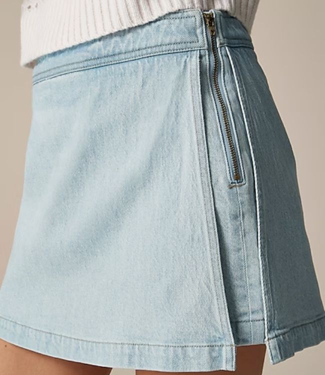 Denim Skort