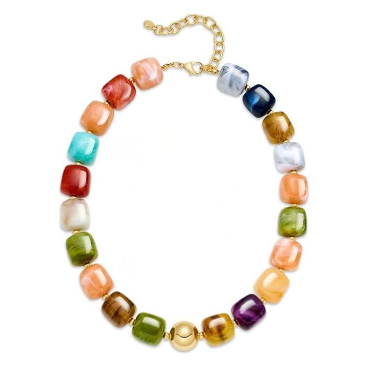 Chunky Beaded Necklace 