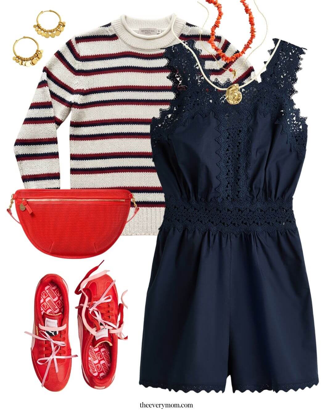 Summer concert in the park for the 4th of July outfit idea
