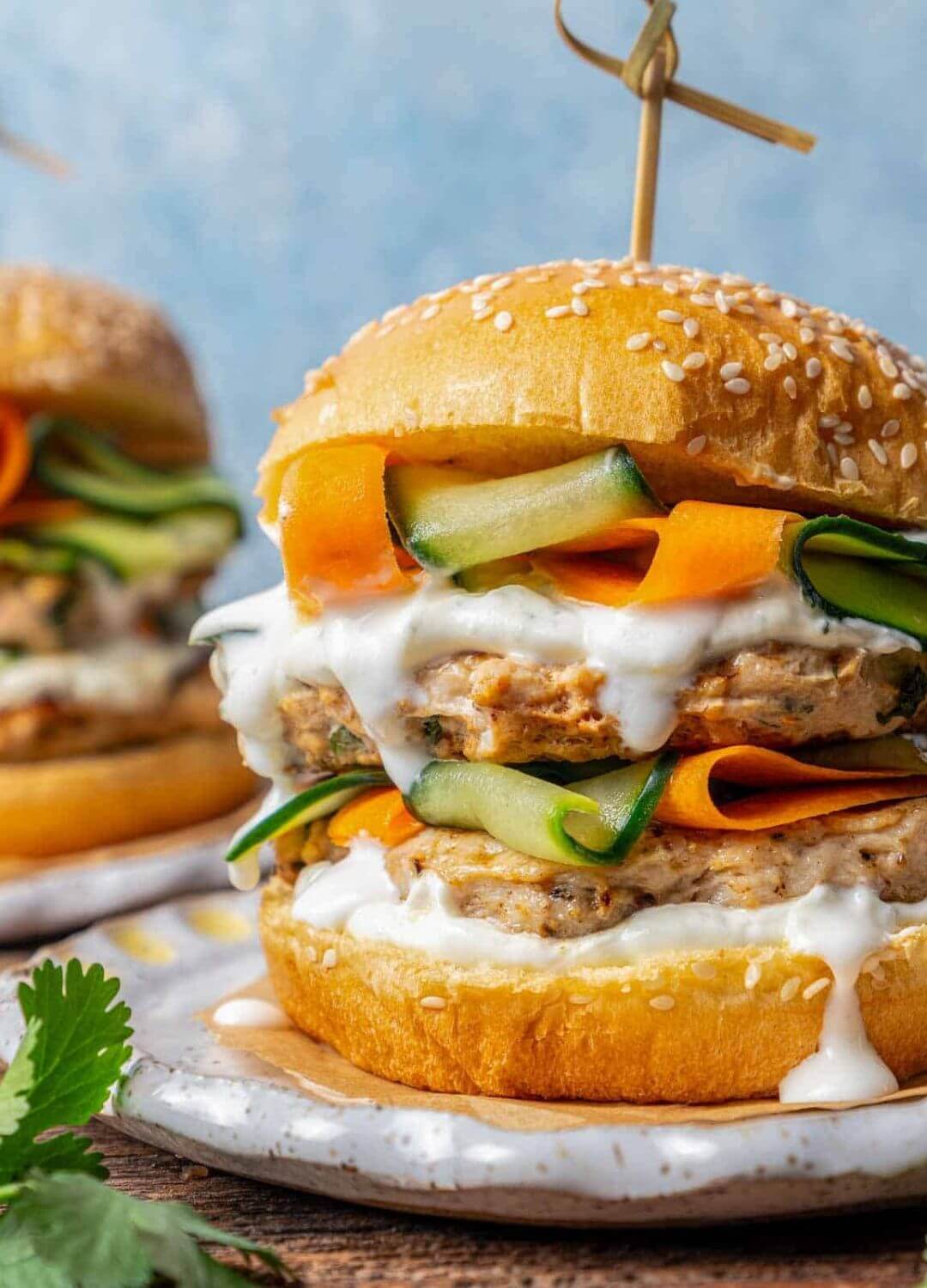 ground chicken burgers