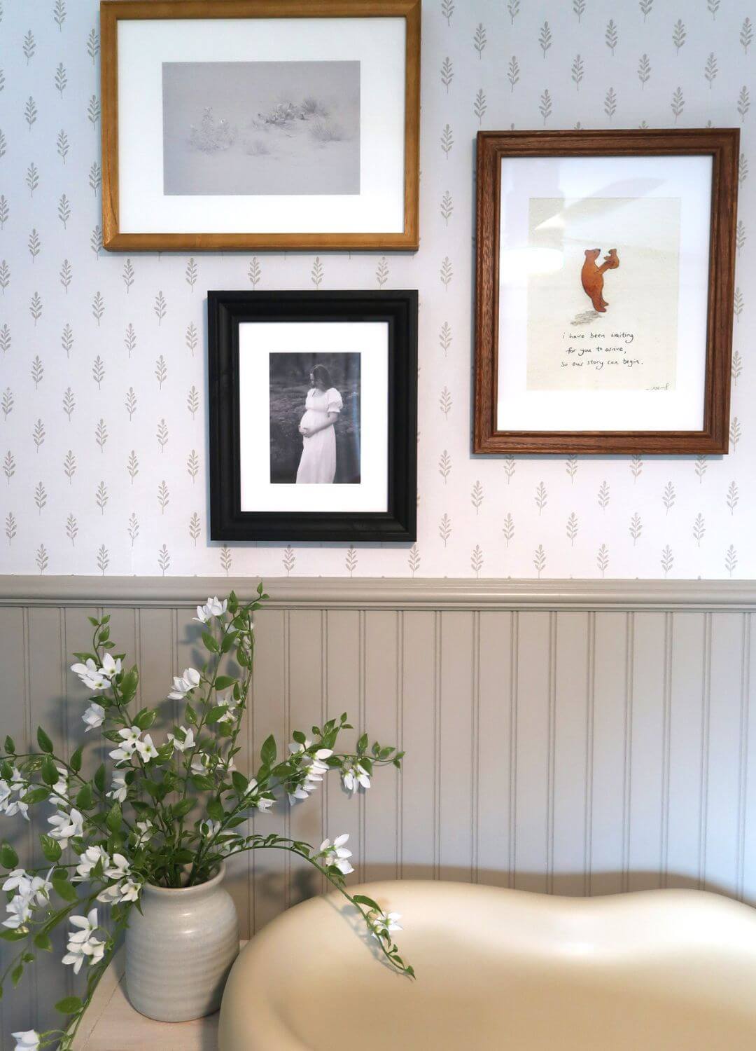 nursery gallery wall