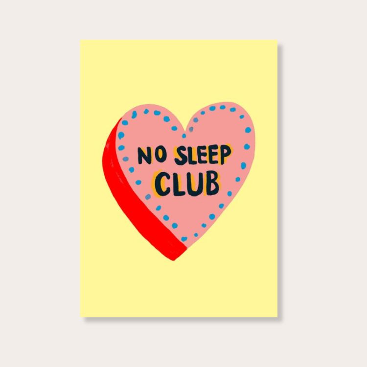 No Sleep Club Card