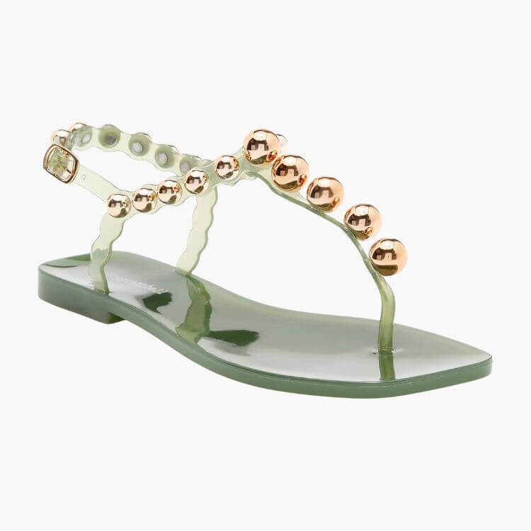 Plated Embellished Sandal