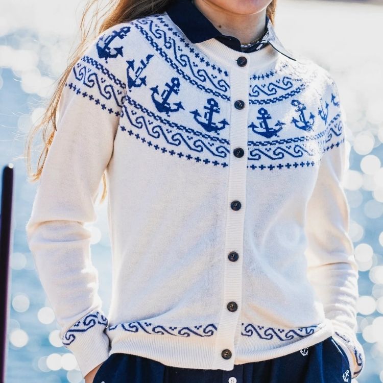 Atlantic Anchor Cardigan