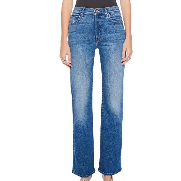 The Kick It High Waist Straight Leg Jeans