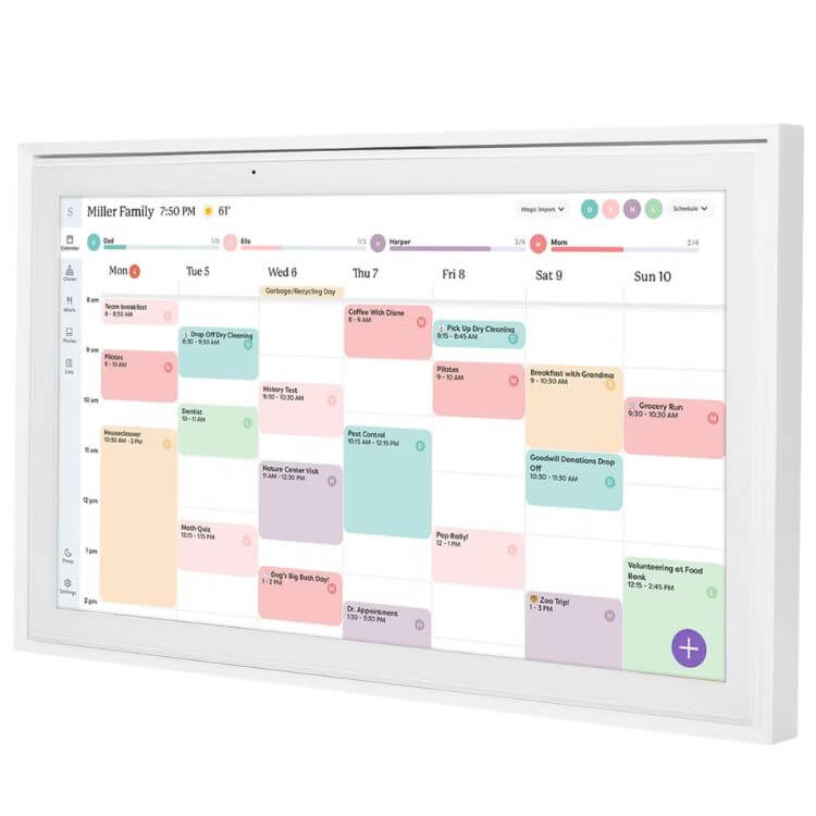Touchscreen Smart Calendar 