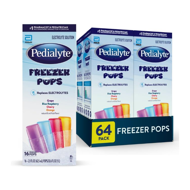 Electrolyte Solution Freezer Pops
