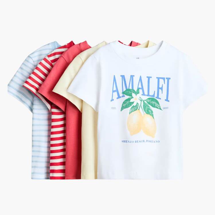 5-Pack Cotton T-Shirts