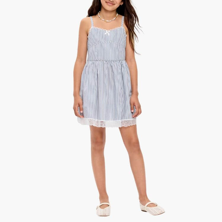 Lace Trim Dress