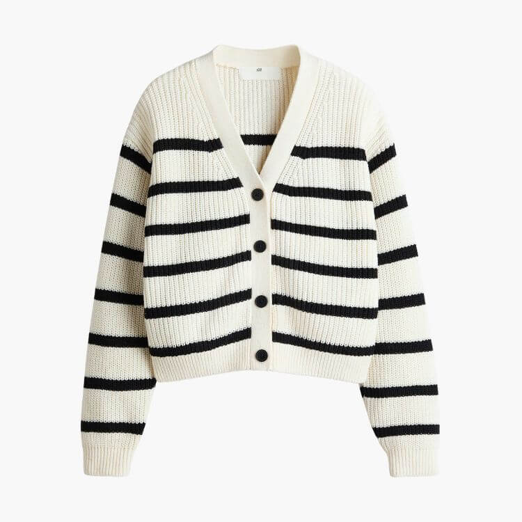 Rib Knit Cardigan