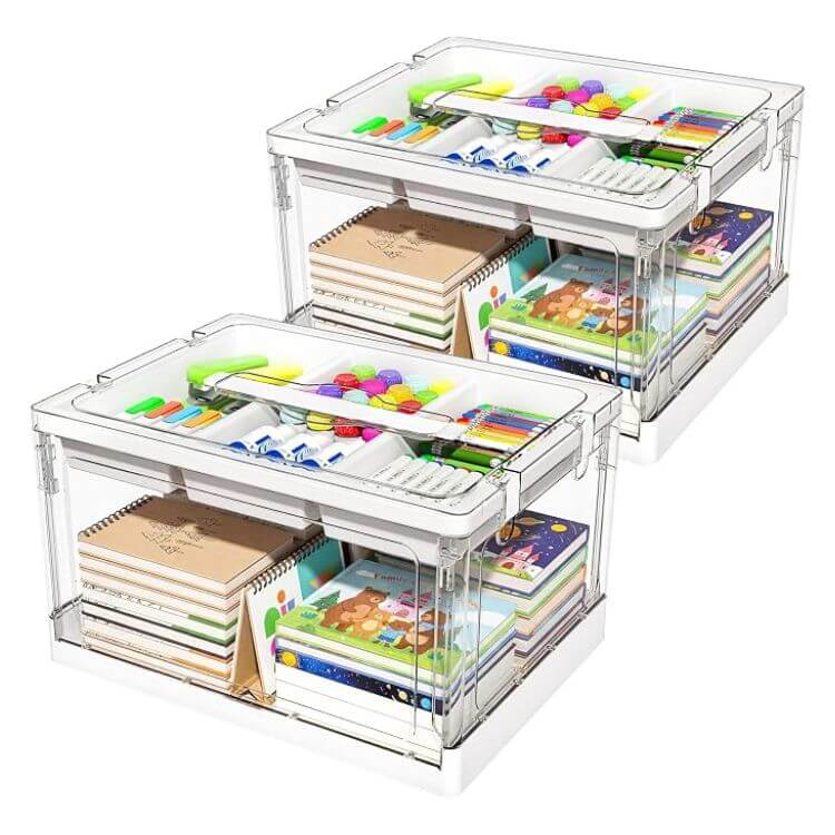 2Packs Clear Craft Organizers