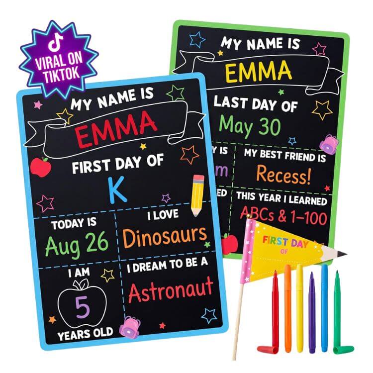 First & Last Day of School Sign