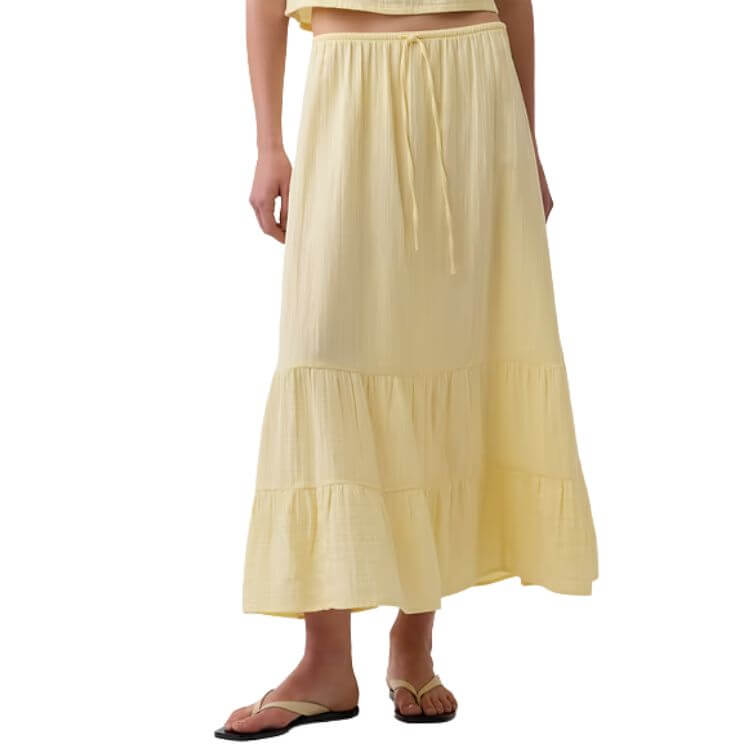 Tiered Maxi Skirt