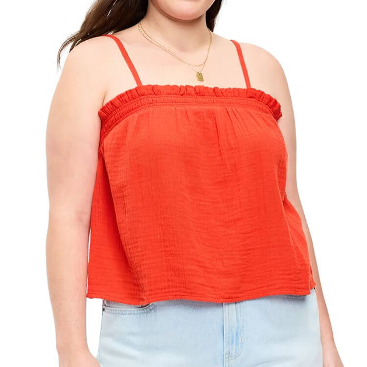 Crinkle Tank Top
