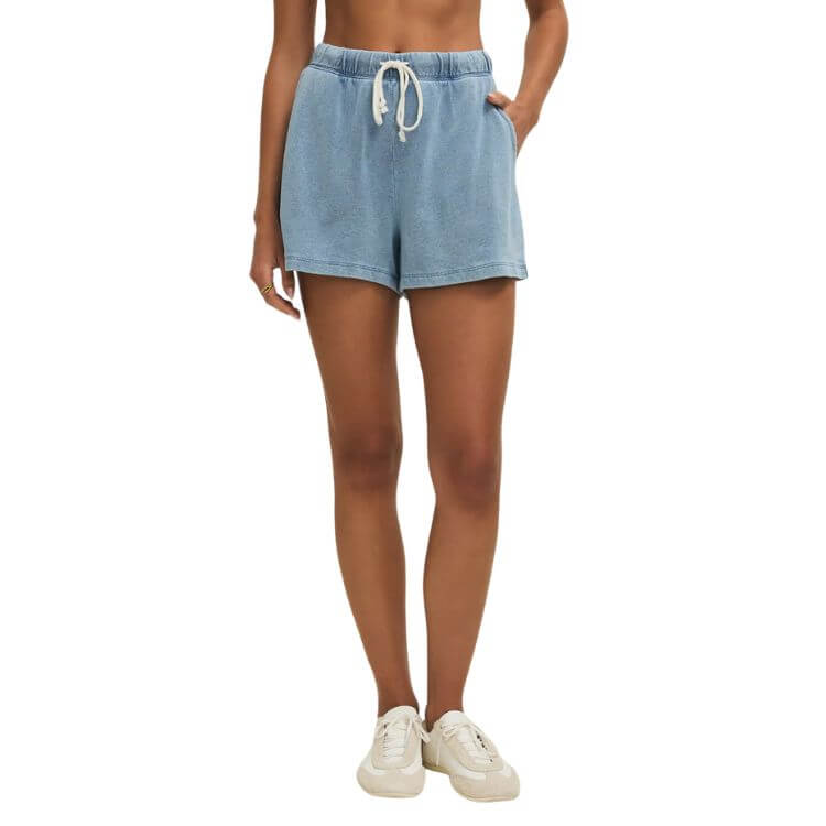 Knit Denim Short