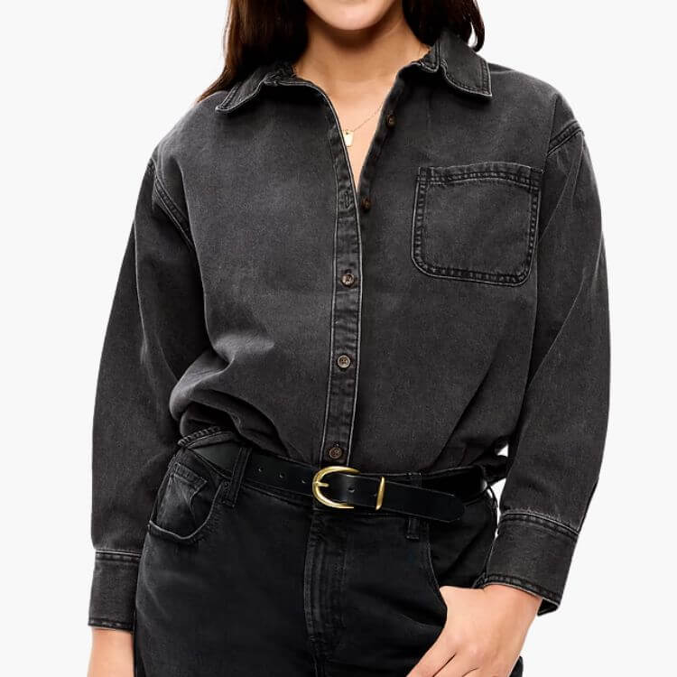 Oversized Boyfriend Denim Shirt