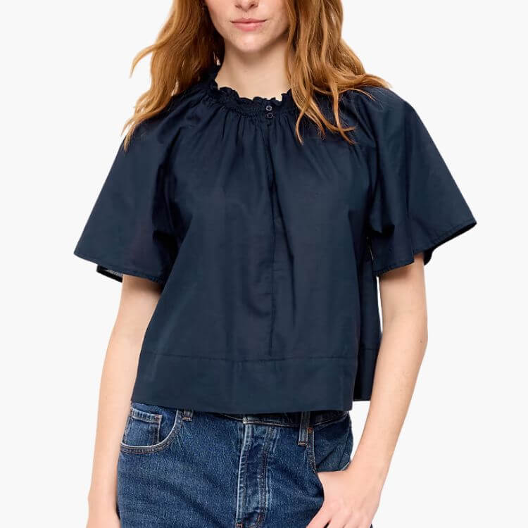 Loose Short-Sleeve Top