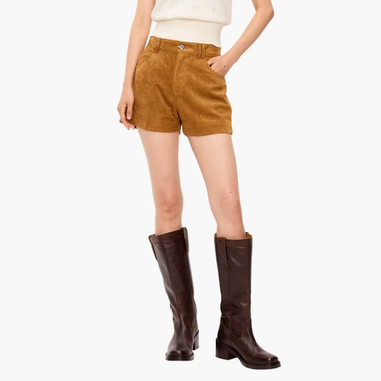 Faux-Suede Shorts