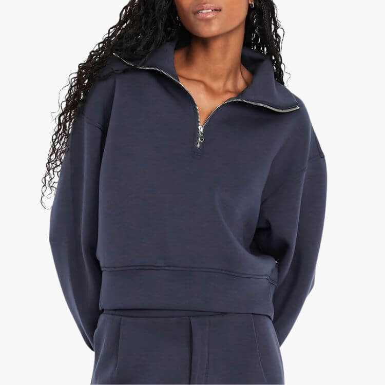 Half-Zip Pullover Sweatshirt