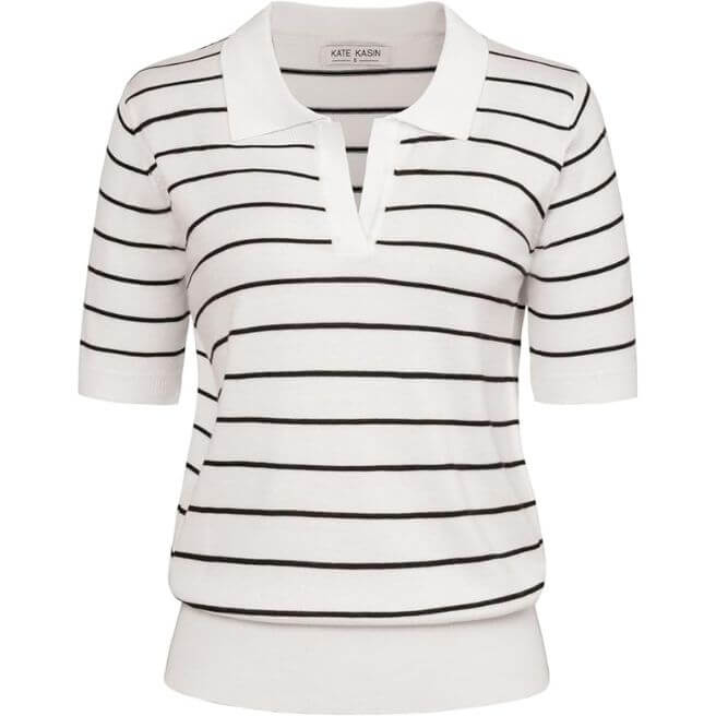 Women Short Sleeve Polo Sweater
