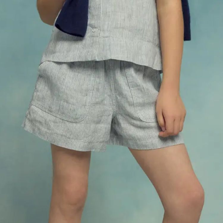 Linen Drawstring Shorts