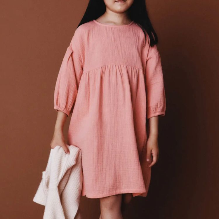 100% Organic Cotton Gauze Dress