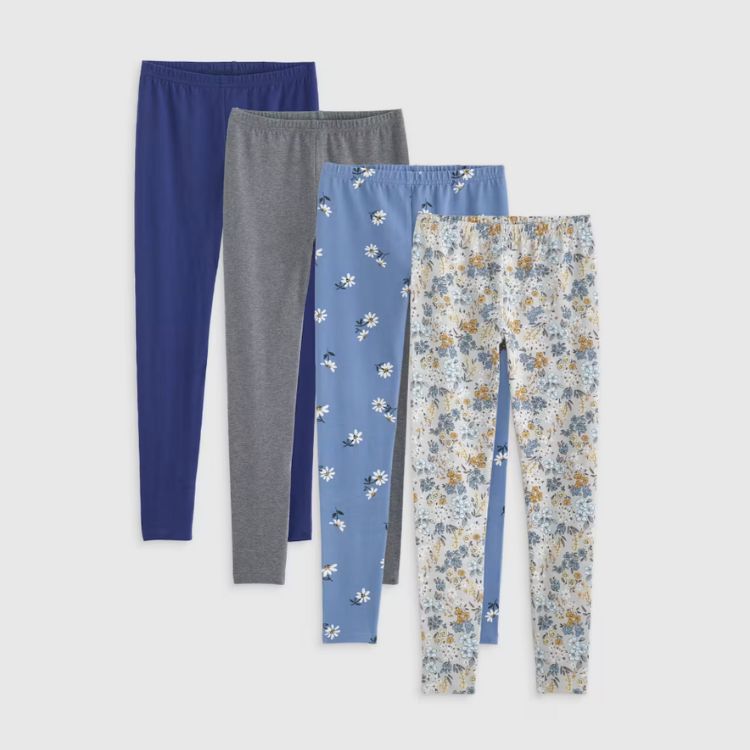 Organic Cotton Leggings 4-Pack