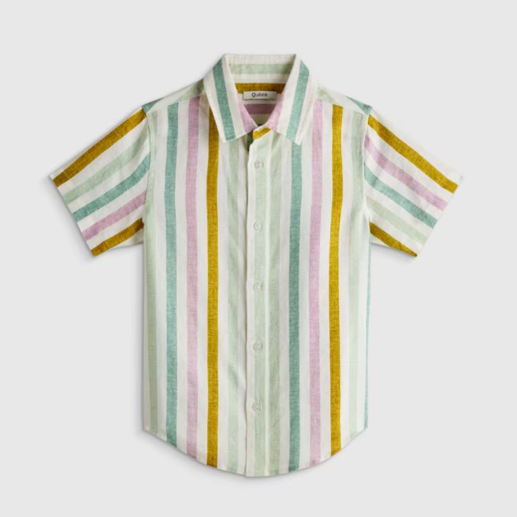100% European Linen Printed Shirt
