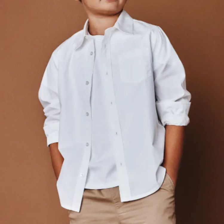 100% Organic Cotton Button Down