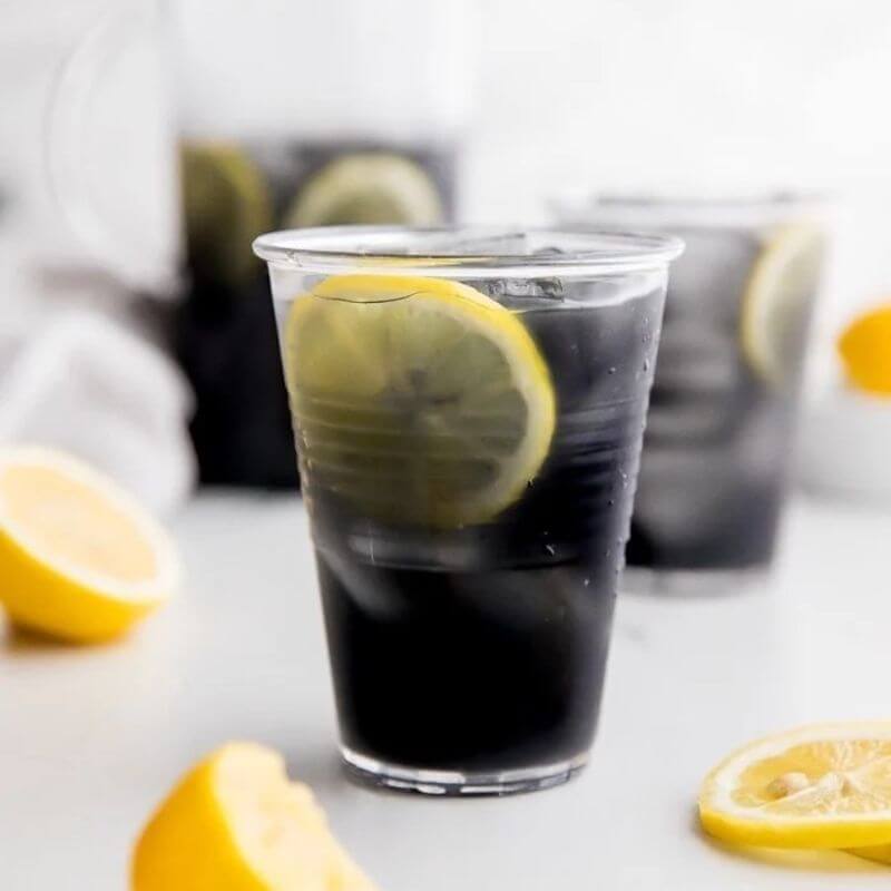 summerween charcoal lemonade