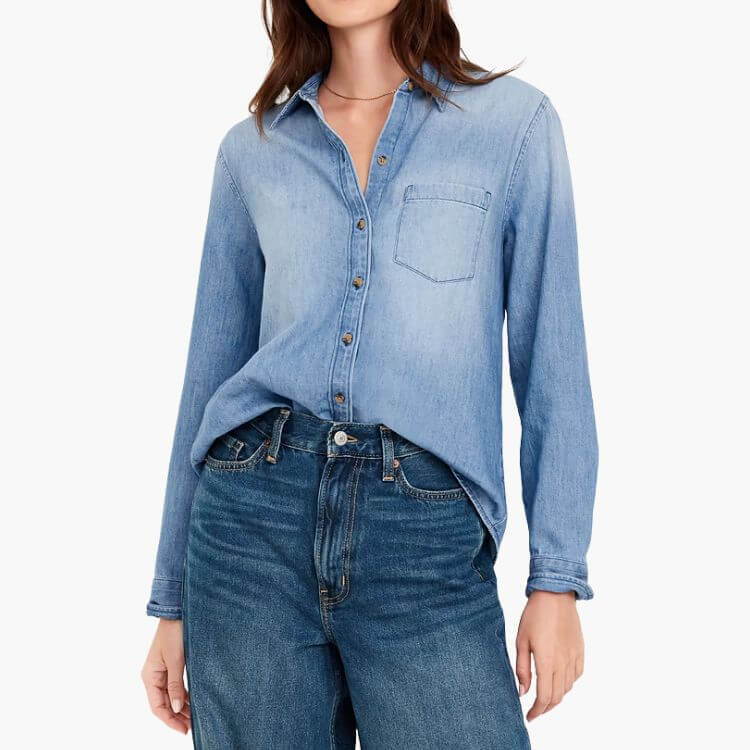 Button-Down Jean Shirt
