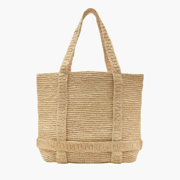 Straw Traveler Tote