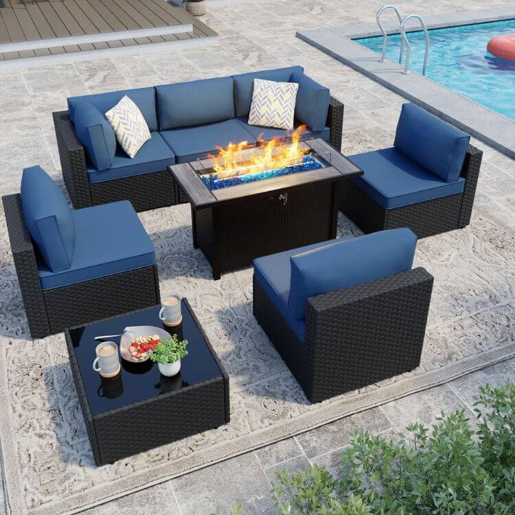 8-Piece Outdoor Patio Set