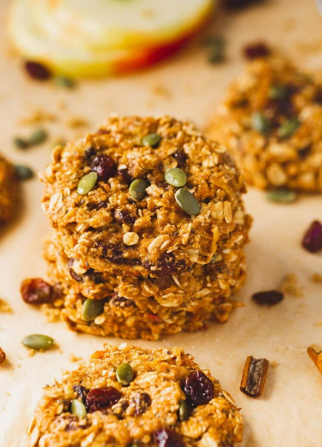 healthy breakfast cookies fall treats