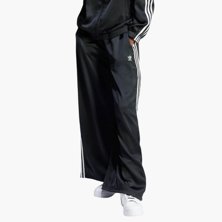 Satin Wide Leg Track Pants